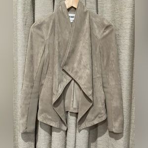 BB Dakota Tan Faux Suede Leather Jacket, Size XS